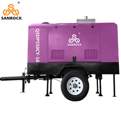 High Pressure Screw Air Compressor Mining Diesel Engine Screw Air Compressor Machine