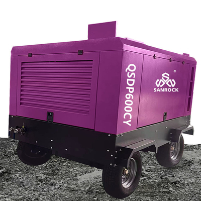 Mobile Screw Air Compressor Diesel Driven Screw Type Air Compressor Industrial Screw Air Compressor Machine