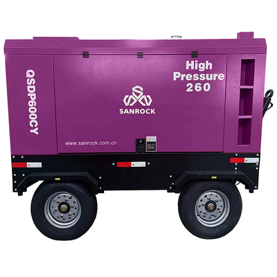 Mobile Rotary Screw Air Compressor Equipment High Pressure Machine