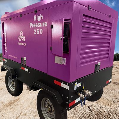 Manufacturer Screw Air Compressor Mining Diesel Engine Screw Air Compressor Machine