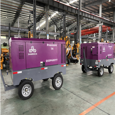 Portable Rotary Screw Type Air Compressor High Efficiency Screw Air Compressor Small  Air Compressor Machine