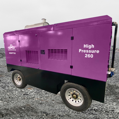 Mobile Screw Air Compressor Diesel Driven Screw Type Air Compressor Industrial Screw Air Compressor Machine