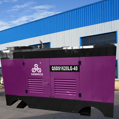 Heavy Duty High Pressure Screw Air Compressor Machine Skid Mounted Air Compressor Screw
