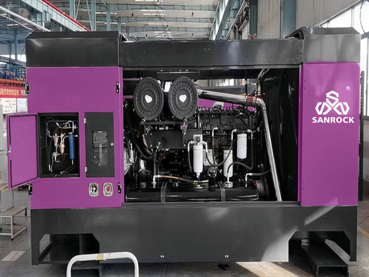 Small Rotary Screw Air Compressor Portable and 17bar Cooling Method Air or Water Cooled