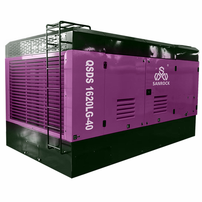 Heavy Duty High Pressure Screw Air Compressor Machine Skid Mounted Air Compressor Screw