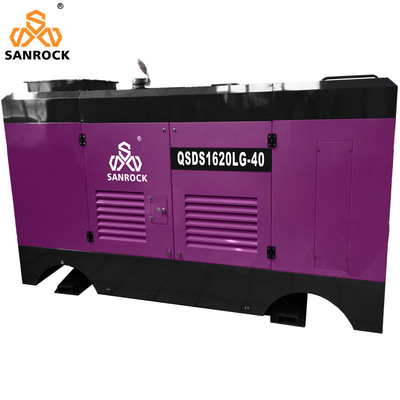 40 Bar High Pressure Skid Mounted Water Well Screw Air Compressor Machine