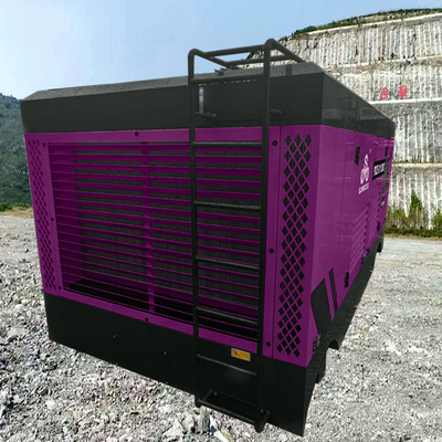 Mining Screw Air Compressor Machine High Pressure Portable Diesel Air Compressor Screw