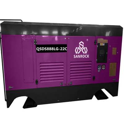 Screw Air Compressor Machine Portable 194kw Diesel Engine Mining Screw Air Compressor