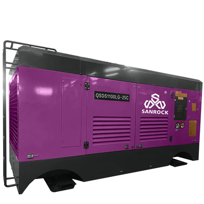 294KW Diesel Engine Mining Screw Type Air Compressor Machinery Stationary