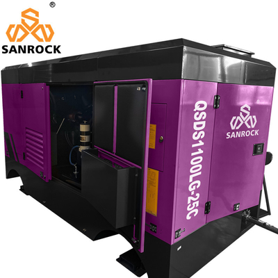 SANROCK Screw Air Compressor Water Well High Pressure Screw Air Compressor Machine
