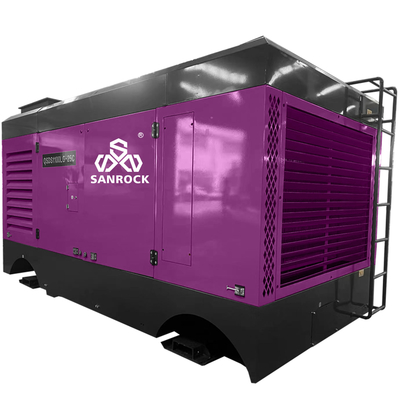 High Pressure Diesel Driven Mining Screw Air Compressor Machine
