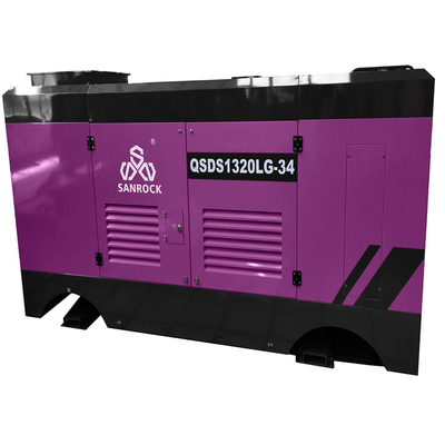 Water Well Air Compressor Screw Mobile Air Compressor Machine Diesel Screw Air Compressor