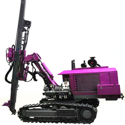 Cylinder Chain Feed Method Mining Drilling Rig for Hydraulic Borehole Drilling in Construction