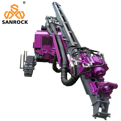 Cylinder Chain Feed Method Mining Drilling Rig for Hydraulic Borehole Drilling in Construction