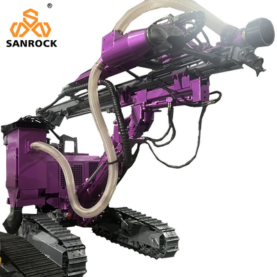 Cylinder Chain Feed Method Mining Drilling Rig for Hydraulic Borehole Drilling in Construction