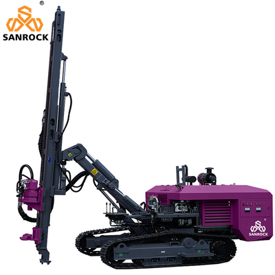 Cylinder Chain Feed Method Mining Drilling Rig for Hydraulic Borehole Drilling in Construction