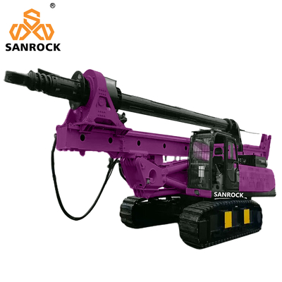 Crawler Rotary Pile Drilling Rig Construction Works Hydraulic Borehole Drilling Machine