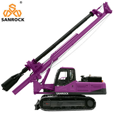 Rotary Pile Drilling Rig Hydraulic Borehole Drilling Machine Crawler Rotary Drilling Rig