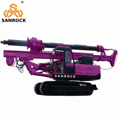 Rotary Pile Drilling Rig Hydraulic Borehole Drilling Machine Crawler Rotary Drilling Rig