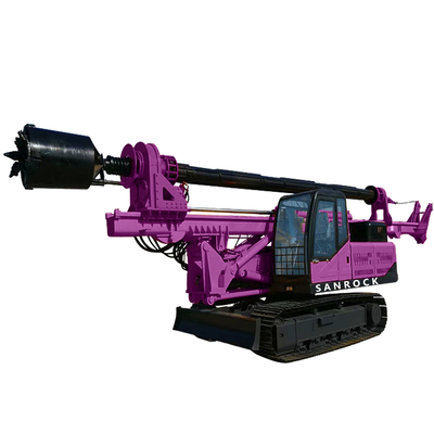 Crawler Rotary Pile Drilling Rig Construction Works Hydraulic Borehole Drilling Machine