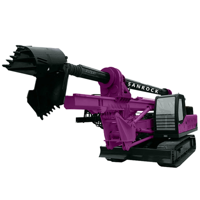 Rotary Borehole Drilling Rig Equipment Portable Hydraulic Auger Rotary Drilling Rig