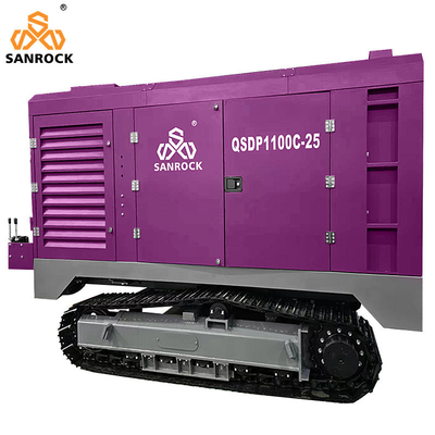 Crawler Air Compressor Screw High Pressure Air Compressor Machine Mining Air Compressor