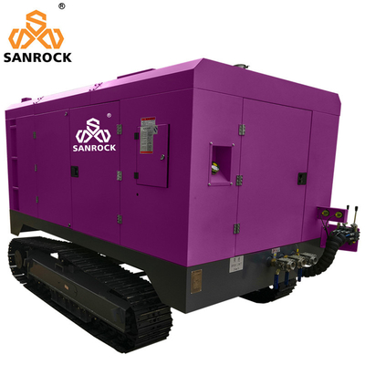 Crawler Screw Air Compressor Machine Mining Diesel Engine Rotary Screw Air Compressor