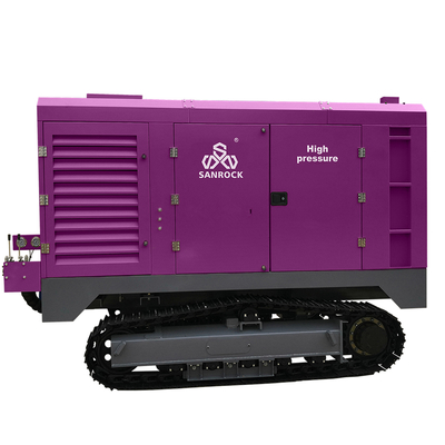 Steel Crawler Air Compressor Machine Mining Screw Air Compressor Diesel Air Compressor