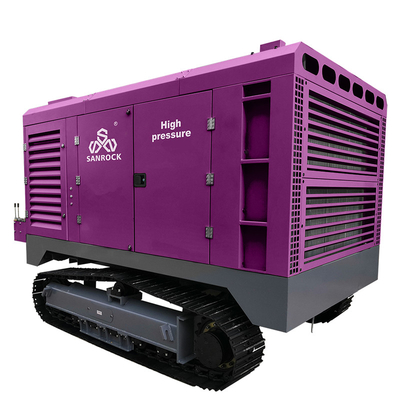 Portable Screw Air Compressor Machine 25bar Mining Screw Air Compressor For Sale