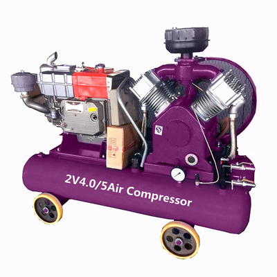 Portable Mini Air Compressor 11KW /15KW / 18.5KW / 22KW Industrial Machine Belt Driven Piston Air Compressor