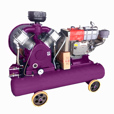 Rotary Piston Compressor Belt Driven Industrial Air Compressor Machine Mobile Air Compressors for sale