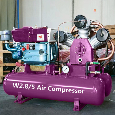 Piston Air Compressors Machine Belt Driven Air Compressor With Tank Industrial Commercial Air Compressors