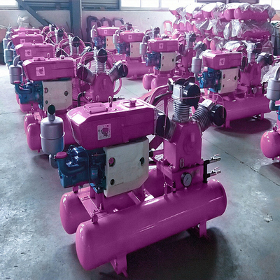 Belt-Driven Air Compressor Low Noise Industrial Air Compressor Reciprocating Air Compressor Machine