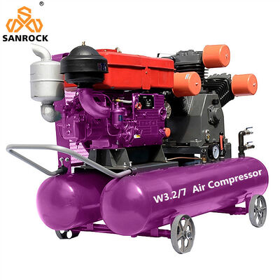 Industrial Piston Air Compressor with 18.5kw/25hp Power, 3.2m3/min Air Delivery, and 7bar Working Pressure