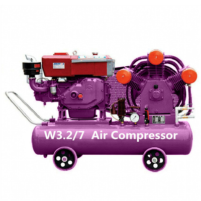Reciprocating Air Compressor Machine Portable Diesel Power Mini Piston Air Compressor