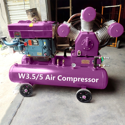 Piston Air Compressors Machine Belt Driven Air Compressor With Tank Industrial Commercial Air Compressors
