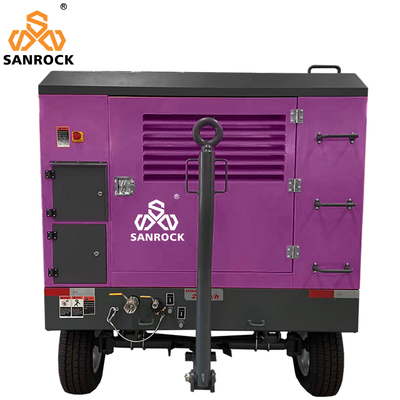 High Pressure Screw Air Compressor with 3.8-10.3bar Operating Range
