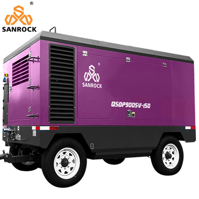High Pressure Screw Air Compressor with 3.8-10.3bar Operating Range