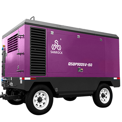 Diesel Driven Screw Air Compressor High Pressure Portable Mining Screw Air Compressor