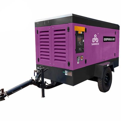 1750/1300rpm Max Working/Idle Speed High Pressure Diesel Air Compressor for Mining