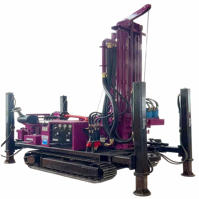 Water Borehole Drilling Machine High Productivity Crawler Drilling Rig Deep Water Well Drilling Rigs