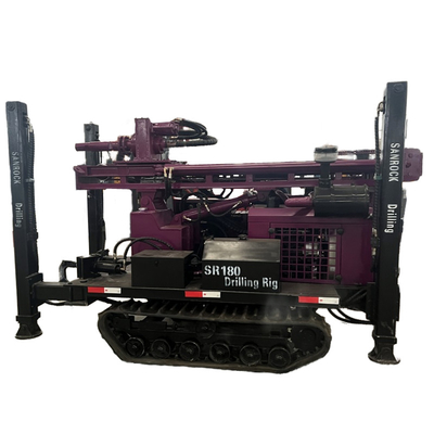 Hydraulic Water Well Drill Machine Mud Pump BW160/10 2.0m Drill Rod Length Small Water Drilling Rig