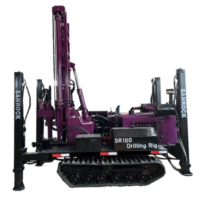 Customized Hydraulic Controlling Water Well Drilling Machine with 1.5m Drill Pipe Length