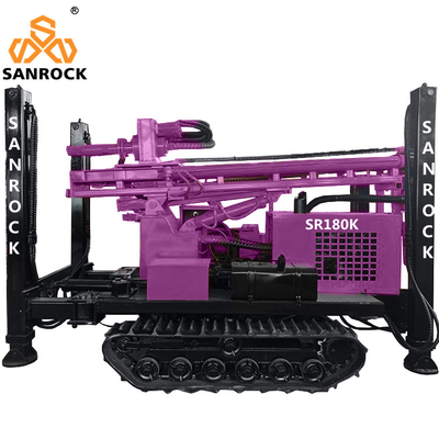 Travelling Speed 2.5km/h Multifunctional Water Well Drill Rig Hydraulic Drilling Machine