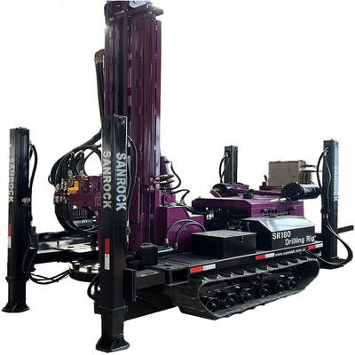 Customized Hydraulic Controlling Water Well Drilling Machine with 1.5m Drill Pipe Length