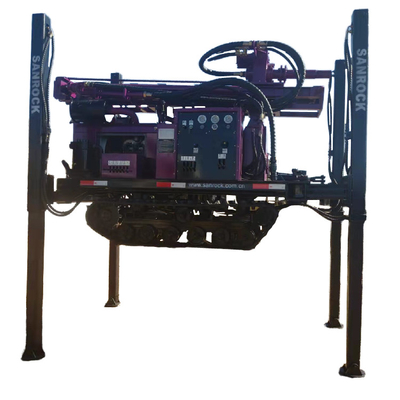 Customized Hydraulic Controlling Water Well Drilling Machine with 1.5m Drill Pipe Length