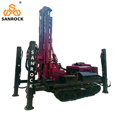 Crawler Water Well Drilling Rig 4800 KG Power Type Diesel Hydraulic Drilling Machine