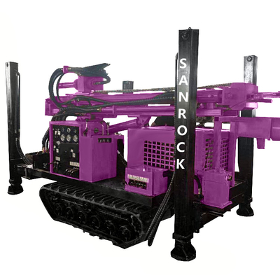 Hydraulic Water Well Drilling Rig Machine for 220m Drilling Depth and 140-320mm Diameter