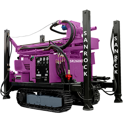 6000 KG Portable Hydraulic Water Well Drilling Rig for Drilling Diameter 140-320 mm