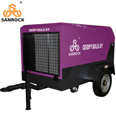 Portable Screw Air Compressor Mining Screw Diesel Air Compressor Machine